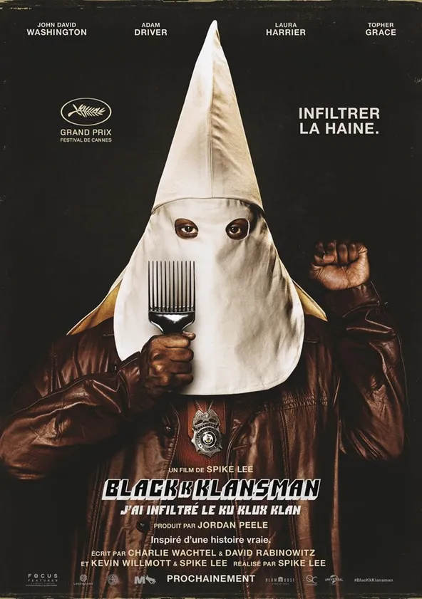 BlacKkKlansman : J'ai infiltré le Ku Klux Klan